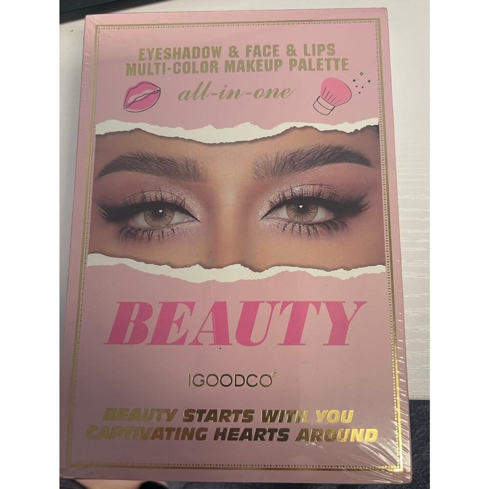 Igoodco-Eyeshadow & Face & Lips Multi-color makeup palette